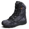 Men Tactical Boots Autumn Winter Waterproof Leather Boots Desert Safty Work Shoes Combat Ankle Boots Camouflage Hiking Shoes Comfortable Soft Sole Non