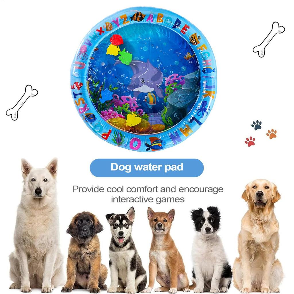 2025 New Thickened Cat  Water Mat Pet Cat Water Bed Game Mat Cool and Comfortable Water Sensory Game Mat for Pets and Children
