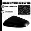 Left Driver Side Rearview Mirror Cap Cover Trim Black for Honda Civic 2016-2020