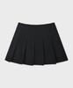 FALLETT Half Pleated Wrap Skirt Black