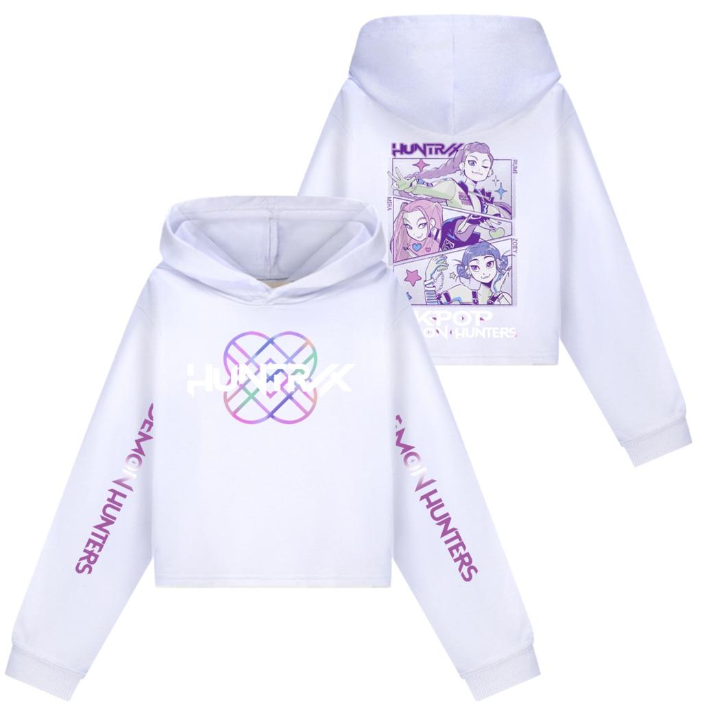Kids' Long Sleeve Loose Pullover Letter Print Drawstring Hooded Sweatshirt