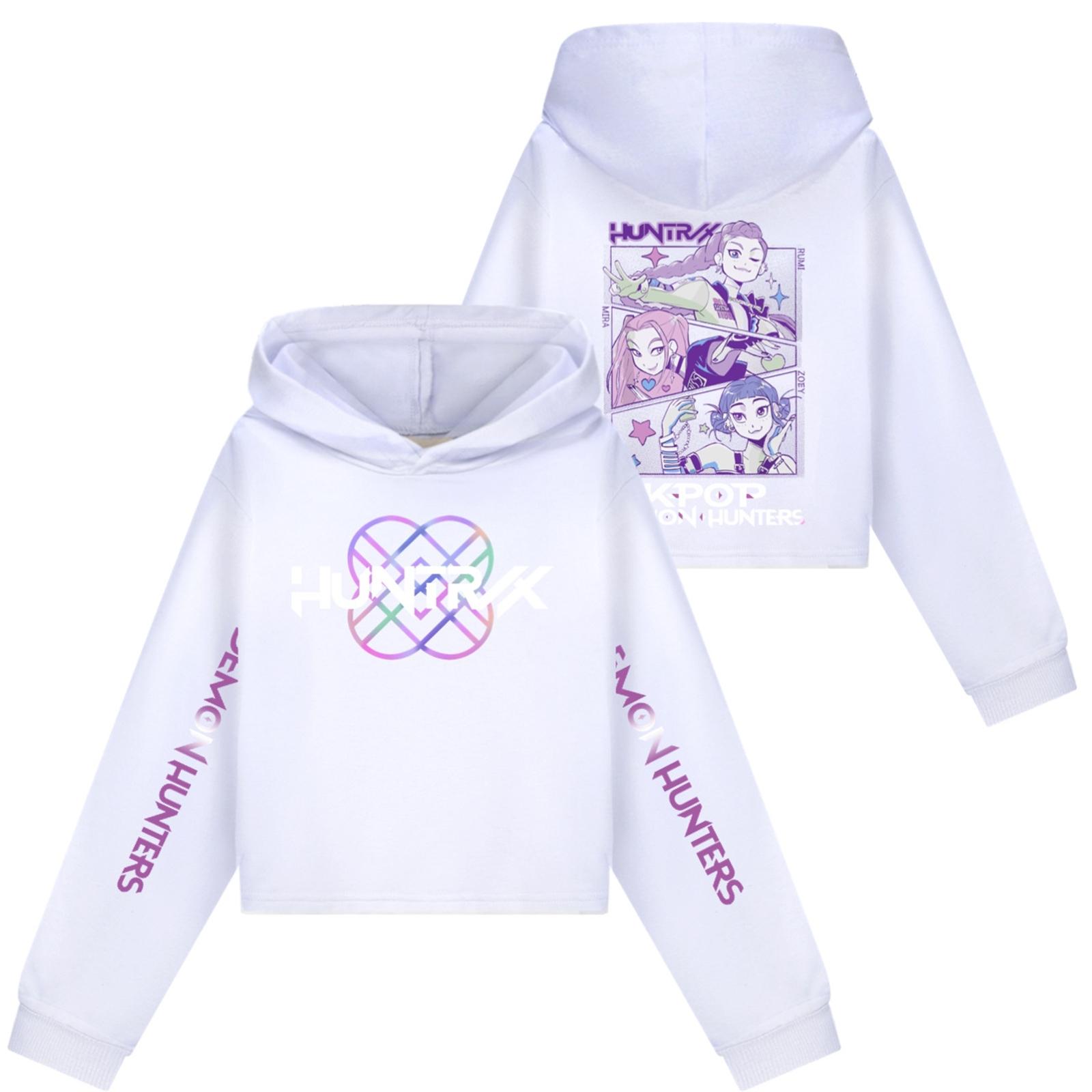 

Детский пуловер с длинным рукавом, свободного кроя, с принтом букв, капюшоном на шнурке 120 белый