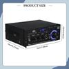 AK45Pro Power Amplifier, with Microphone Stereo Amp Receiver HiFi