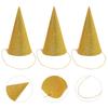 12Pcs Birthday Hats Glitter Cone Party Crowns for Kids Adults Wedding Baby Shower Prince Crown Birthday Crown Baby Crowning
