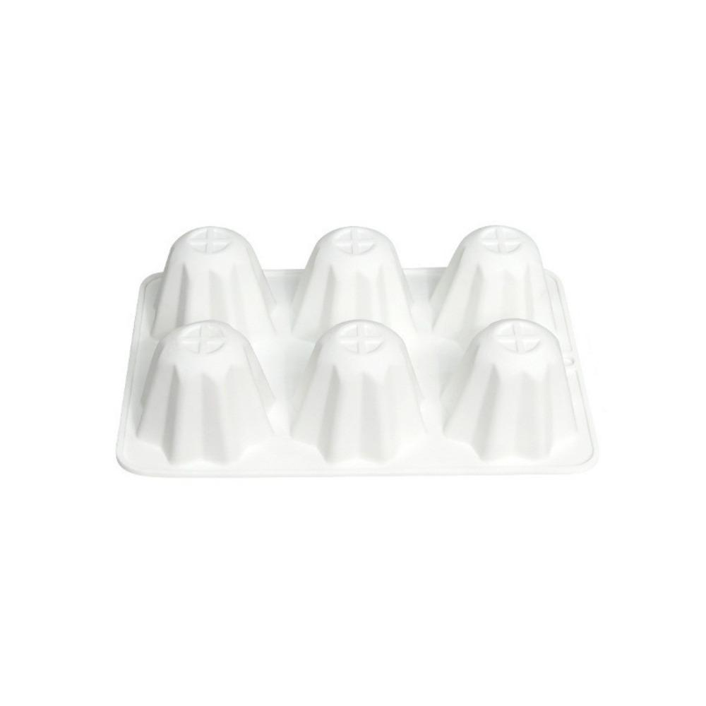 Heat-resistant 6 Hole Octagonal Pandolo Mold Non-stick Chocolate Molds French Dessert Molds Bakery