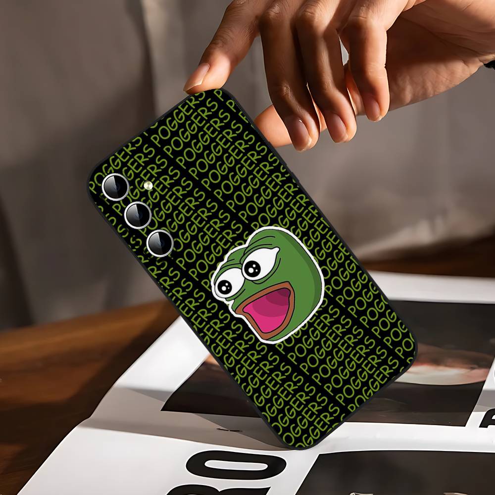S-Грустный Лягушонок P-Пепе Смешной Чехол для Телефона для Samsung Galaxy S21 S22 S23 S24ULTRA S25ULTRA FE Ultra Plus5G A52S S26 Мягкий Чехол S25