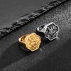 Anello in Acciaio Titanio Acciaio Inossidabile 316L da Uomo Donna Arcangelo San Michele Vintage Vendita all'Ingrosso