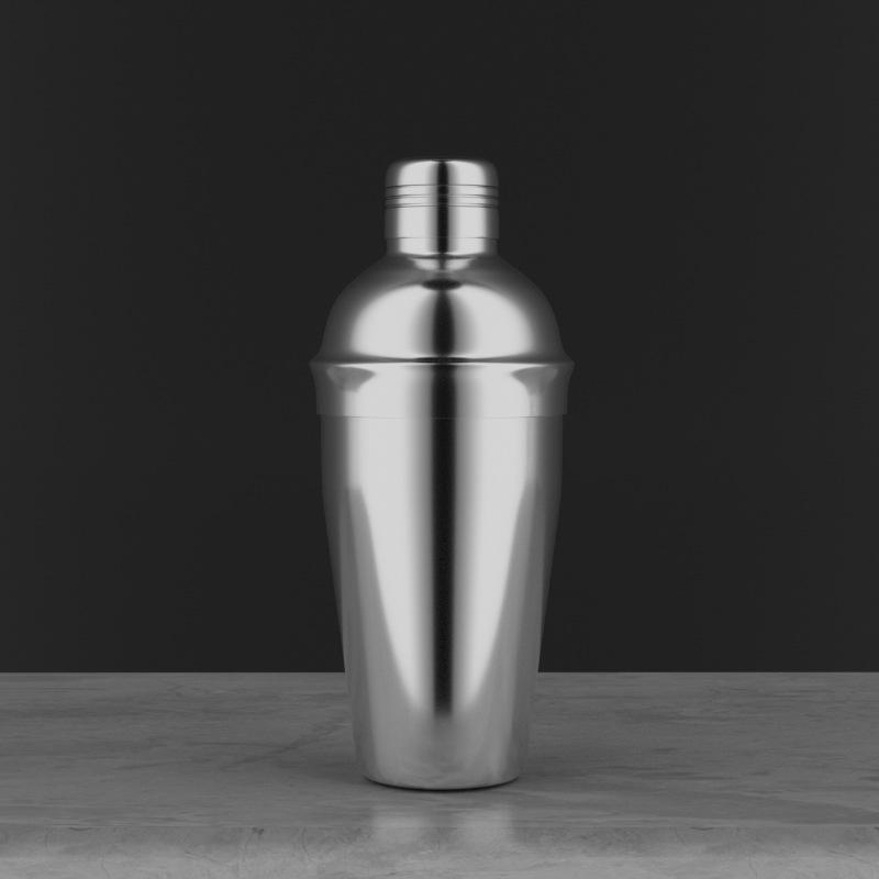 

2025 New Stainless Steel Cocktail Shaker Set - Bartender Set with Stirring Stick/Spoon, Home Bar Mixing Tools