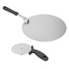 Stainless Steel Pizza Peel Shovel Spatula Folding Baking Cheese Lifter Tool for Serving Food12in