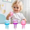 Transparent Jellyfish Squeeze Toy with Glitter Stress Relief Jellyfish Sensory Toy Decompression Stress Ball Clear Sea Animal Fidget Toy