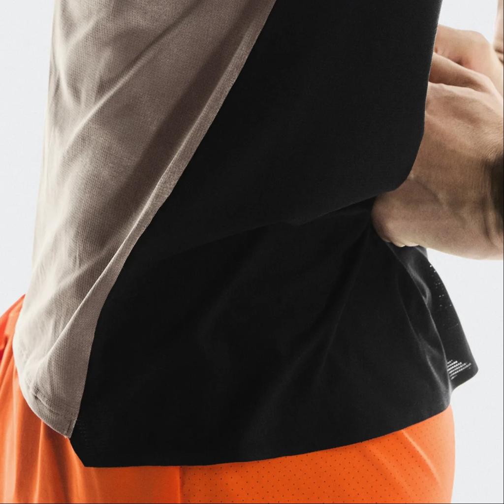 On Running Performance T-Shirt AOP 'Cinder Black' Men's 1MF10272986