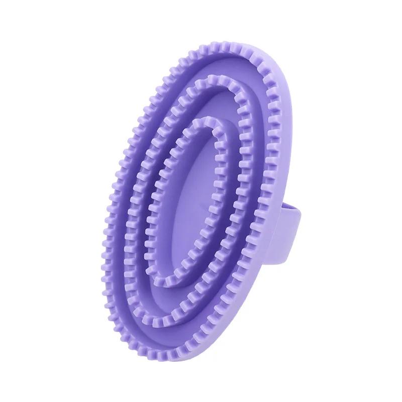 Fashional Puppy Wash Tools Flexible Pets Supplies Massage Rubber Bristles Curry Comb Dog Bath Brush Cat Massage Comb
