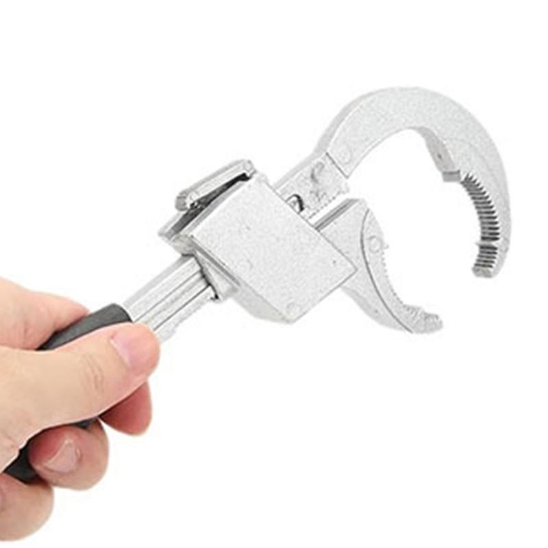 Multifunctional Adjustable Wrenches Large Opening 80mm Repair Tool for Bathroom Washbasin Tube Nut