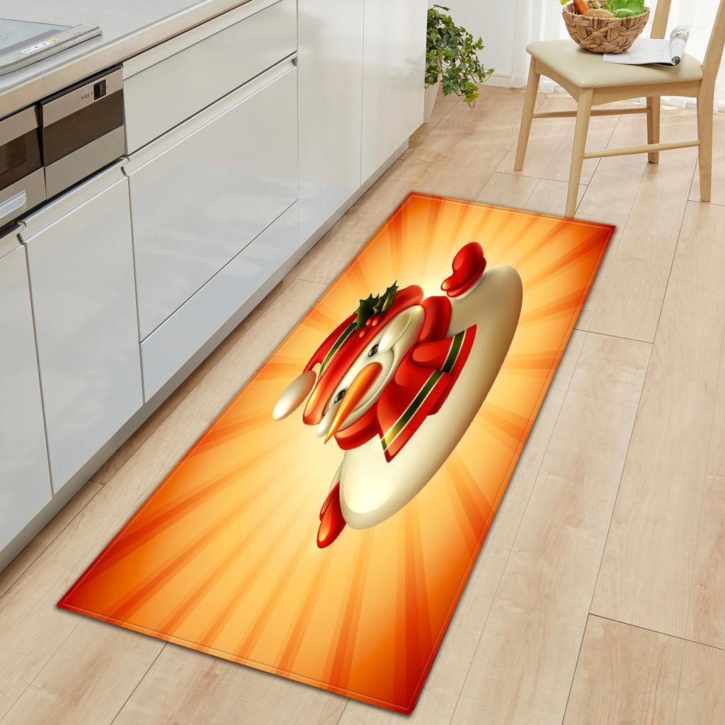 Christmas Kitchen Sand Carpet Doormat Long Floor Mat