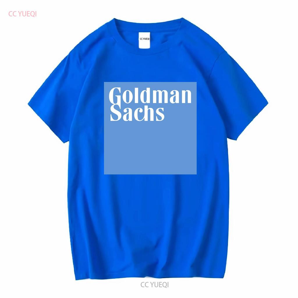 Goldman Sachs Logo T Shirt USA Size S XXL Long or Short Sleeves Vintage Washed Stylish Stretched Comfortable Versatile Graphic