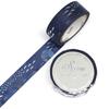 Kamiiso Sansho Japanese Washi Masking Tape In 15mm X 7m Cat and Bat Foil Made Japan SAIENUR-3039 Washi,