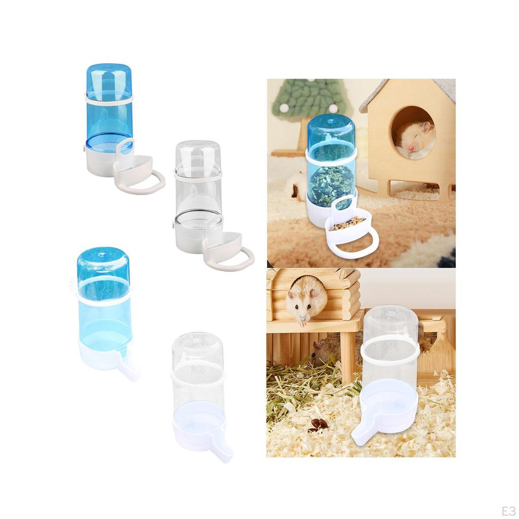 Bird Feeder Food Dispenser Viewing Clear Bowl Small Animal for Canary Finch