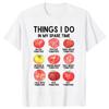 Things I Do In My Spare Time Tomatoes Gardening Plant Lover Tee Tops Round Neck ShortSleeve Tshirt Casual Basic Tshirts