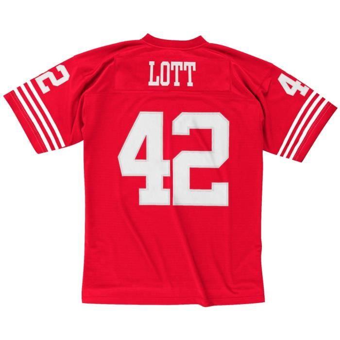 Maillot NFL Legacy - Mitchell & Ness - San Francisco 49ers 1990 - Rouge - 100% Polyester - Homme