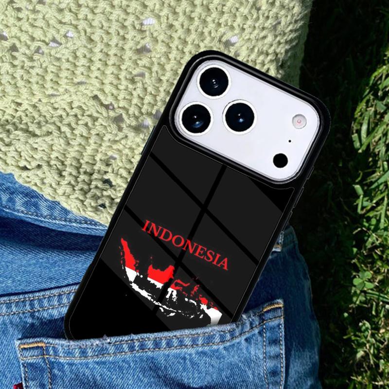 Indonesia Flag phone case cover Compatible with for IPhone 17air 16e 15 14 13 12 11Pro Max 17 Air