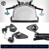 Für BMW R NineT Scrambler Urban R N9T S1000R S1000RR F900R F800R Motorrad Schwarzer CNC-Aluminium-Lenker Lenkerenden Seitenspiegel