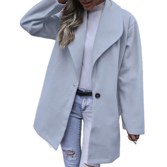 pale blue duster coat