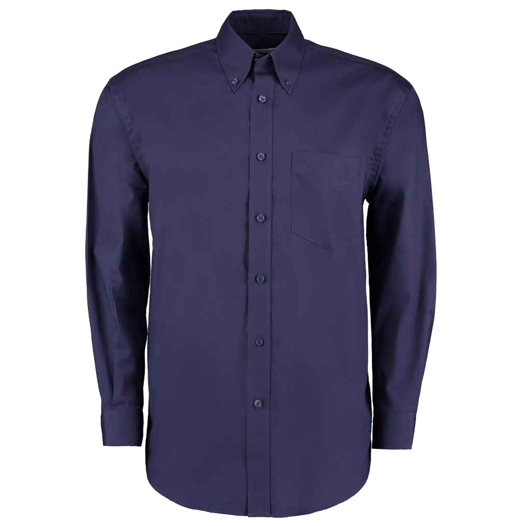 Kustom Kit Mens Premium Oxford Classic Long-Sleeved Shirt