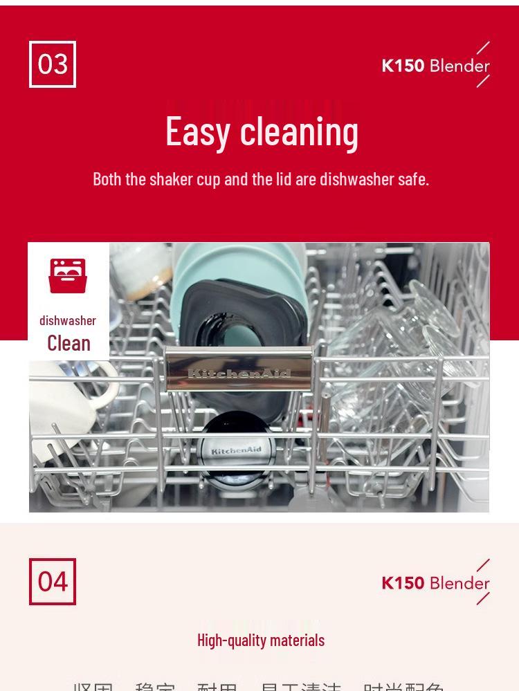 KitchenAid vysokorychlostní multifunkční mixér pro drcení ledu a dětskou stravu