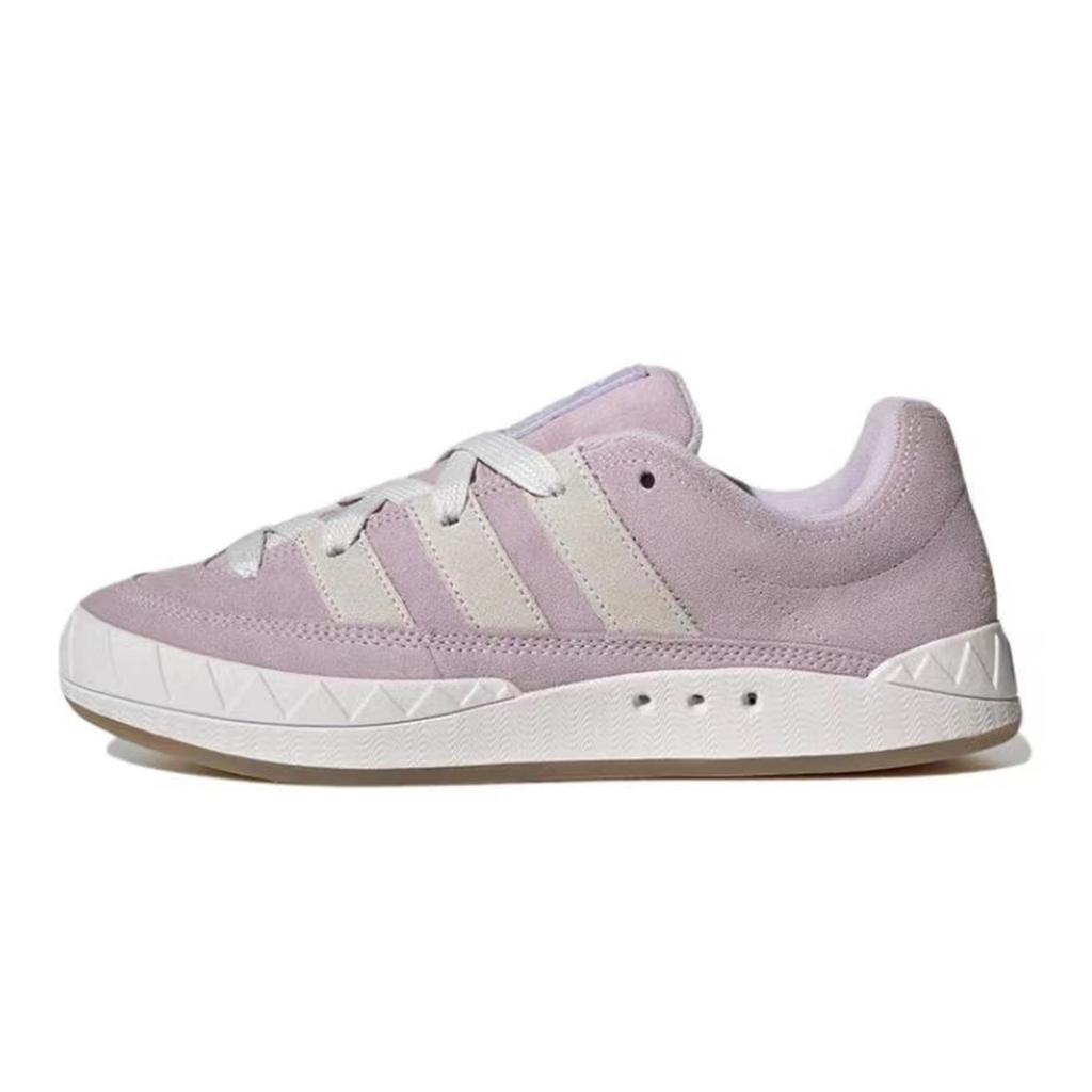 Adidas Originals Adimatic Low top Skateboard Shoes Unisex Light Purple White GY2089(Team80-)