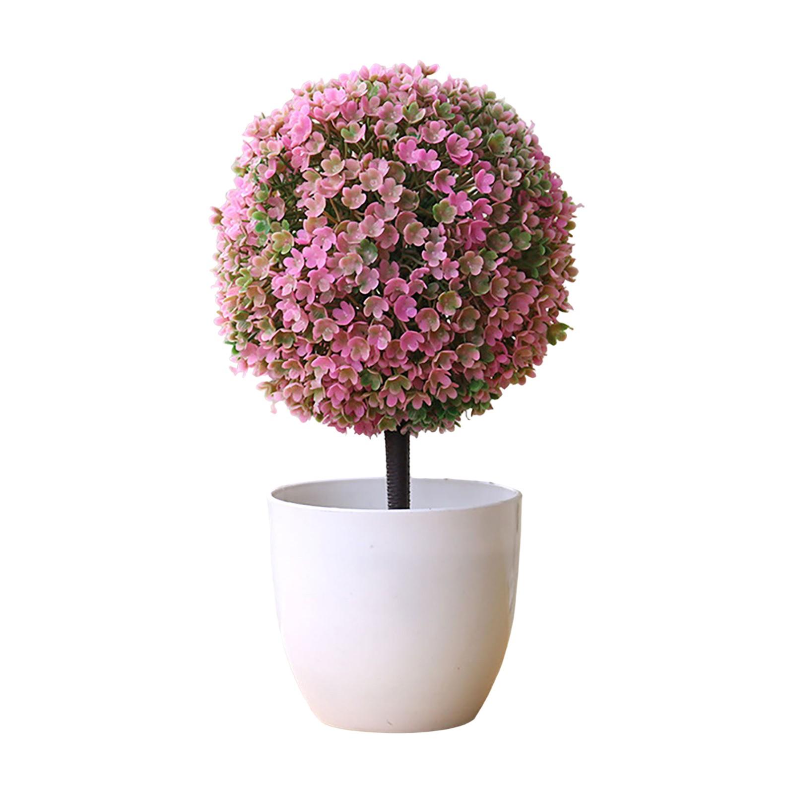 

Имитация зеленого растения, украшения в горшках, комбинированные растения, украшения для рабочего стола в помещении, имитация искусственного цветка, растения бонсай One Size розовый