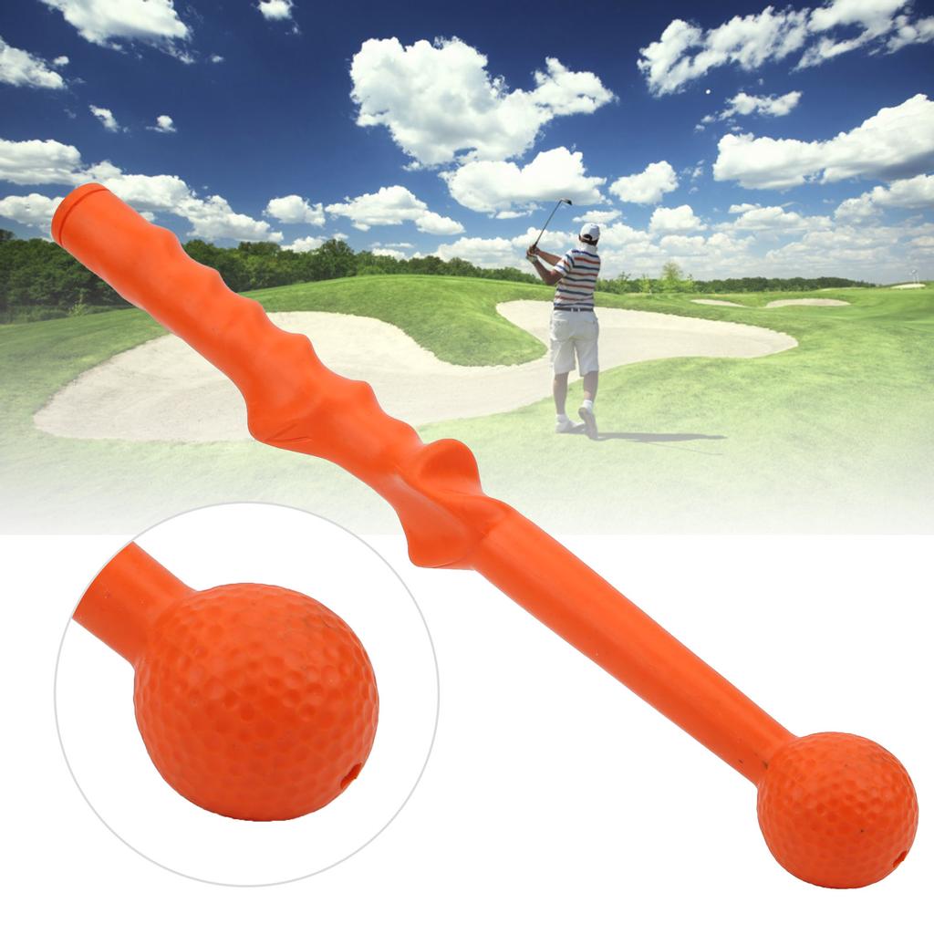 Mini Rubber Metal Golf Swing Training Grip Trainer Pole Bar Practice Aid Posture Corrector