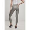 Legging Femme Urban Classics Imitation Cuir - Gris Foncé - XL