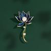Lotus Brooch, High-end Women's Niche Sophistication, New Exquisite Chinese-style Brooch
