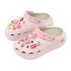 Crocs Crush Clog Candy Piglet EVA Cute Graffiti Macaron Fresh Simple Hole Shoes Unisex Pink