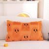 Adorable Ghost Pillow Cover - Polyester, Halloween-Themed, Stitched & Embroidered Design, Hand Wash Only,  Halloween Decorations