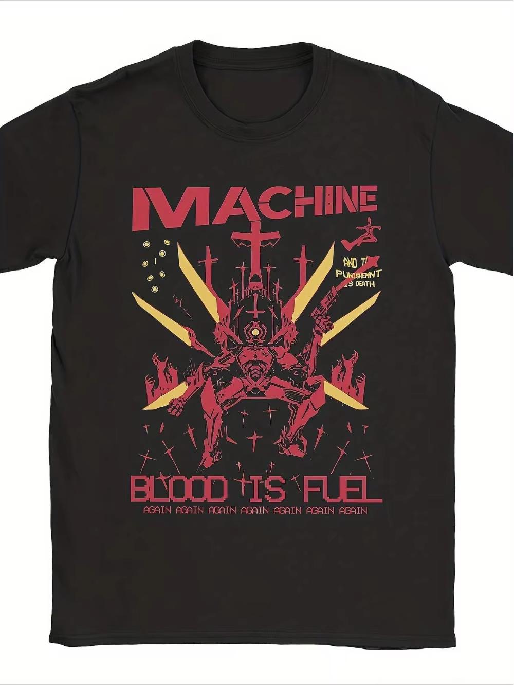 

2026 Ultrakill Blood Is Fuel Unisexs Women TShirt Casual TShirt ONeck Shooting Game TShirt Short Sleeve Merchandise Gift S