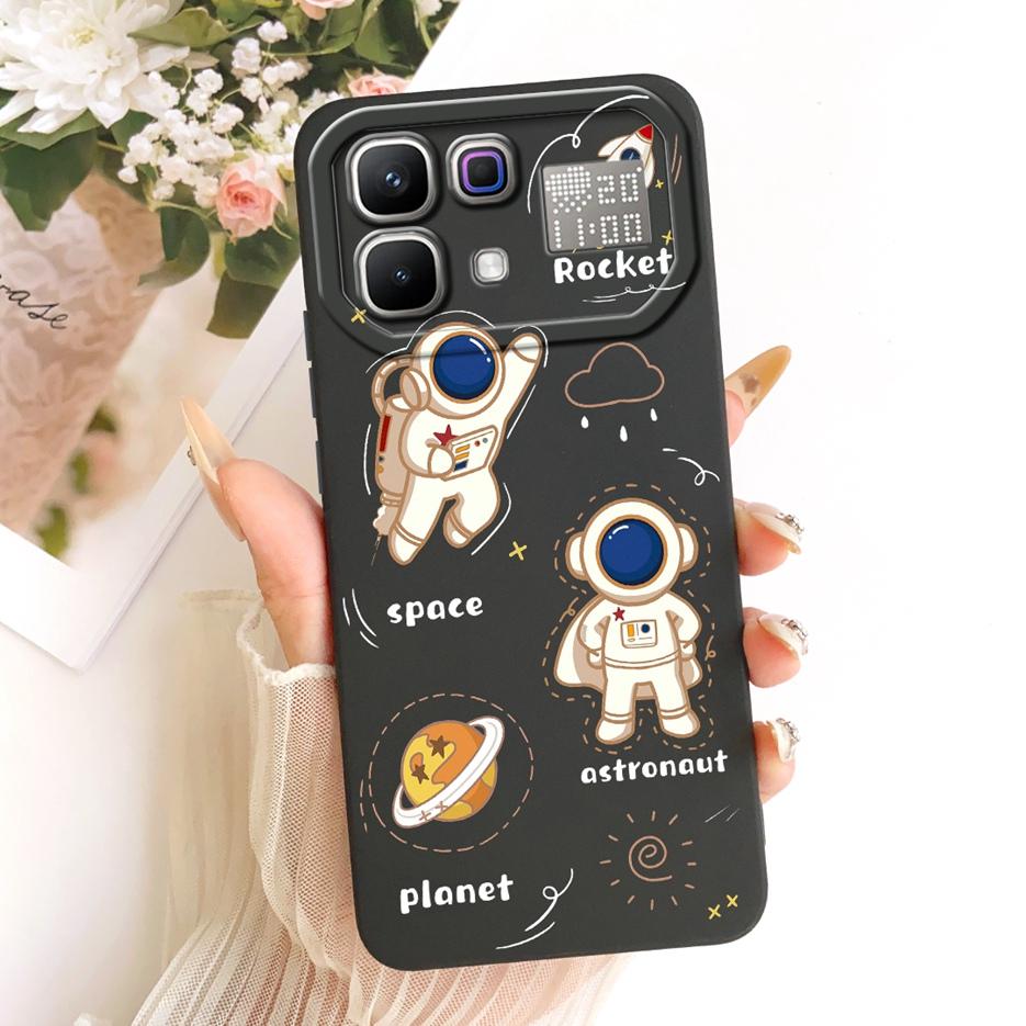 Für Infinix Note 60 Pro Hülle X6878 Niedliche Katze Astronaut Cartoon Hülle Weiche Silikonhülle Für Infinix Note 60 Ultra Note60 Pro Taschen