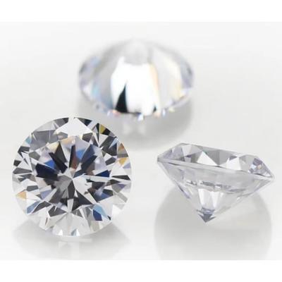 Top Quality White Zircon Lot, Faceted Round Cut Calibrated Size 7 Mm To 12 Mm. Zircon Stone Round Cut For Jewelry Making.