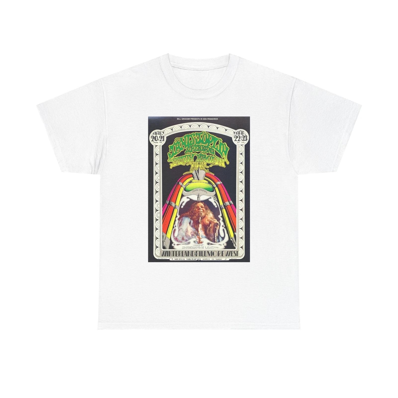 Men s and Women s T-shirts Janis Joplin Concert XS