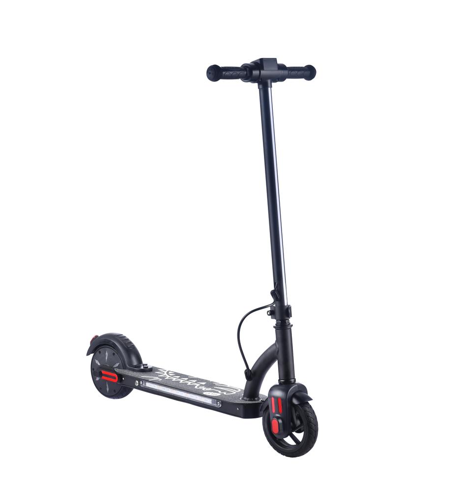 BOGIST E6 PRO Dětská elektrická koloběžka 24V1.5Ah Baterie 80W Motor 5 PALCOVÁ Plná pneumatika Jízda venku Skládací E-koloběžka
