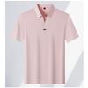 STORN New Men's Casual and Fashionable Solid Color Short Sleeved Polo Shirt Comfortable and Versatile Summer T-shirt