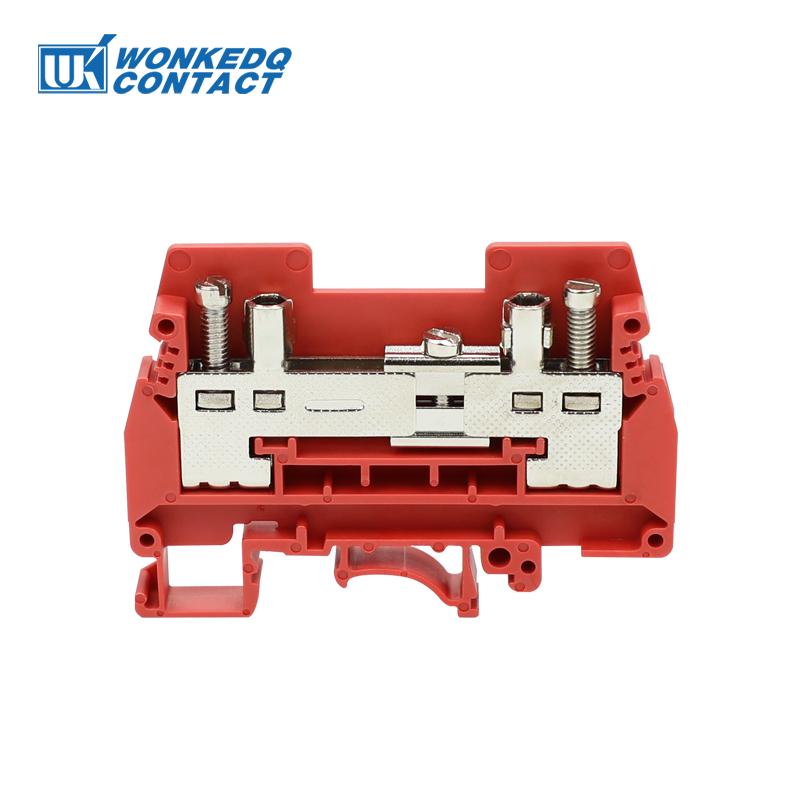 URTK/S ERTK/S Jednoduchý test Odpojovací svorkovnice Univerzální šroubové připojení Drátový elektrický konektor DIN lišta Svorkovnice