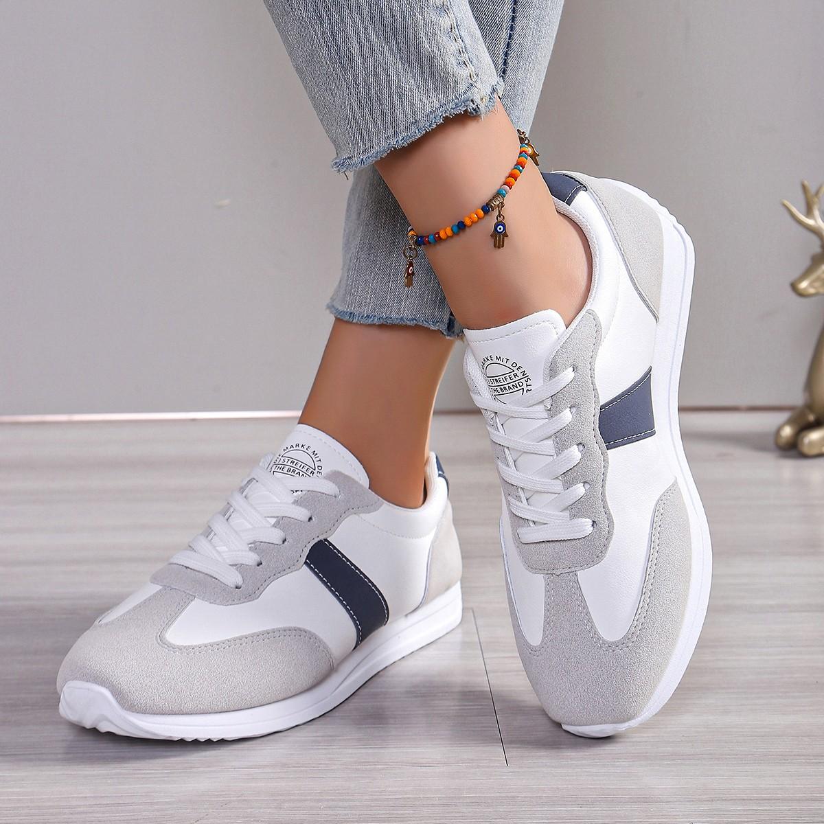 

Новая белая повседневная обувь Модная универсальная обувь для бега Дышащая тканевая поверхность Легкая спортивная женская обувь Zapatos De Mujer 35 синий