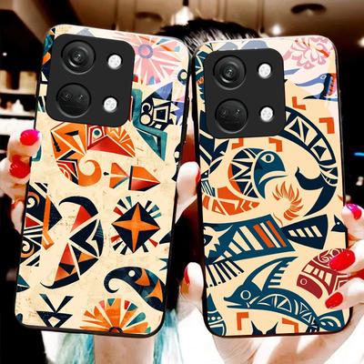 Tropikalny Las Deszczowy Dla OnePlus Nord 3 5 6T 7 Pro 8 12 10T Reno8 Lite 5G 10R Nord N30 Pokrowiec Szklany Pokrowiec na Telefon Czarny