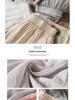 Women's 2024 Retro Cotton-Linen Wide-Leg Embroidered Pants - Summer Lightweight Nine-Point Casual Trousers.