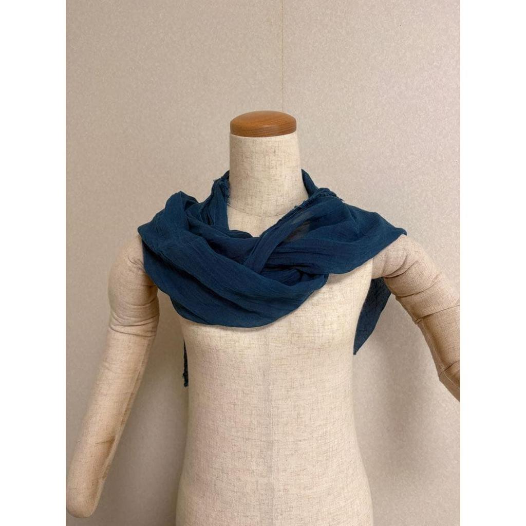 Used Stall Indigo Dye Transparency Erika Kamada