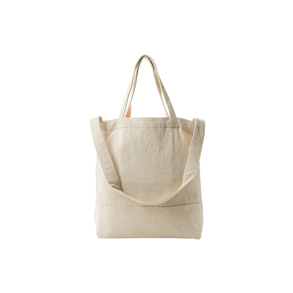 Champion C-Logo Large Capacity Canvas Tote Bag Unisex tote bags White C8-S709B1-M101