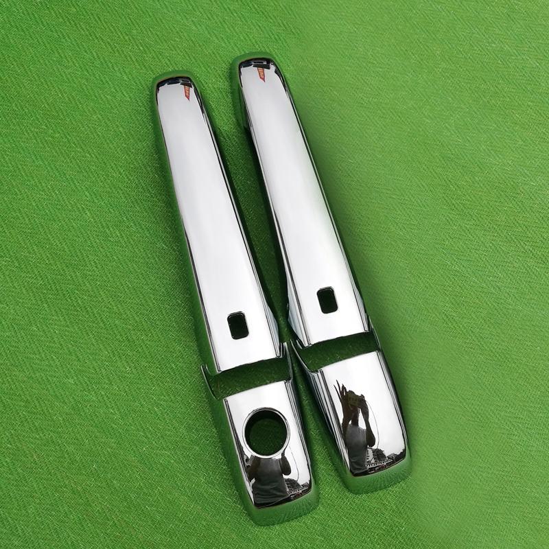 for JEEP Compass 2007-2016 Chrome Handle Cover Trim Set 2008 2009 2010 2011 2012 2013 2014 2015 Car Accessories Car Styling