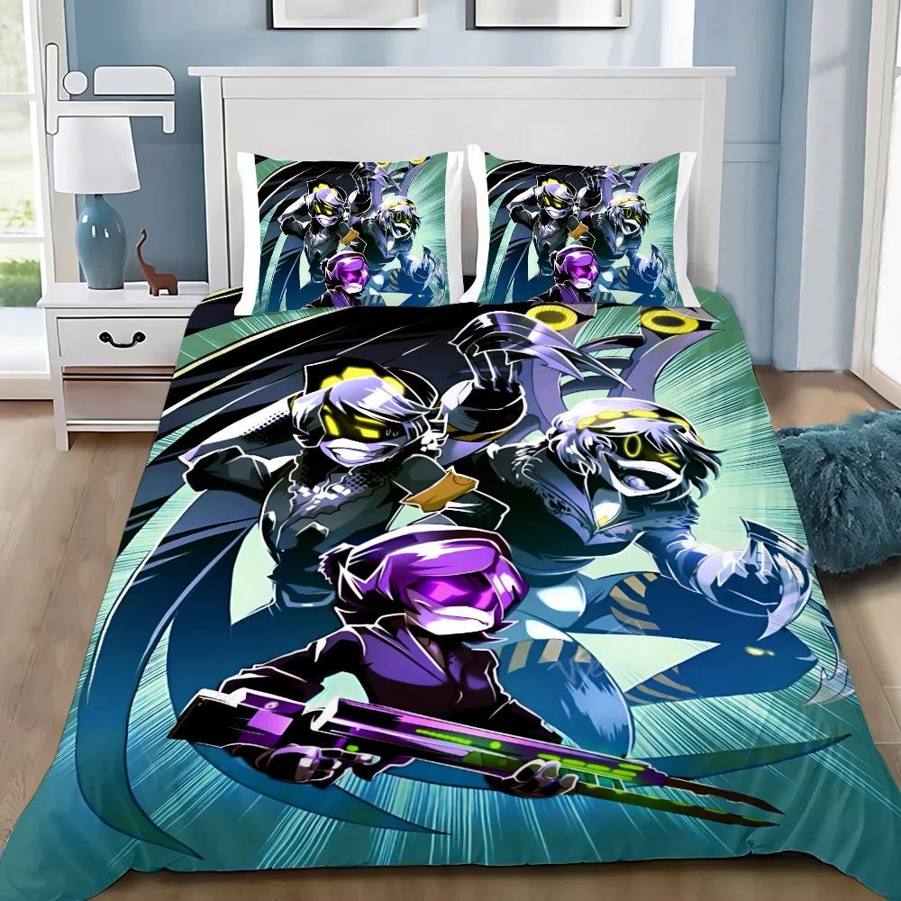 Cartoon Duvet Cover Murder Drones Pillowcase Bedding Set Adult Boys Girls Bedroom Decoration Kids Gift Single Double King Size