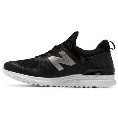 Nb 574 Sport Leichte Low Top Laufschuhe Damen Sneaker Schwarz Weiß WS574SAD